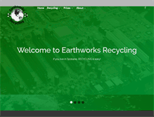 Tablet Screenshot of earthworksrecycling.com